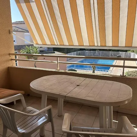 Апартаменты T3 Climatise Avec Parking Et Piscine A 200m De La Au Cap D'agde - Fr-1-749-75